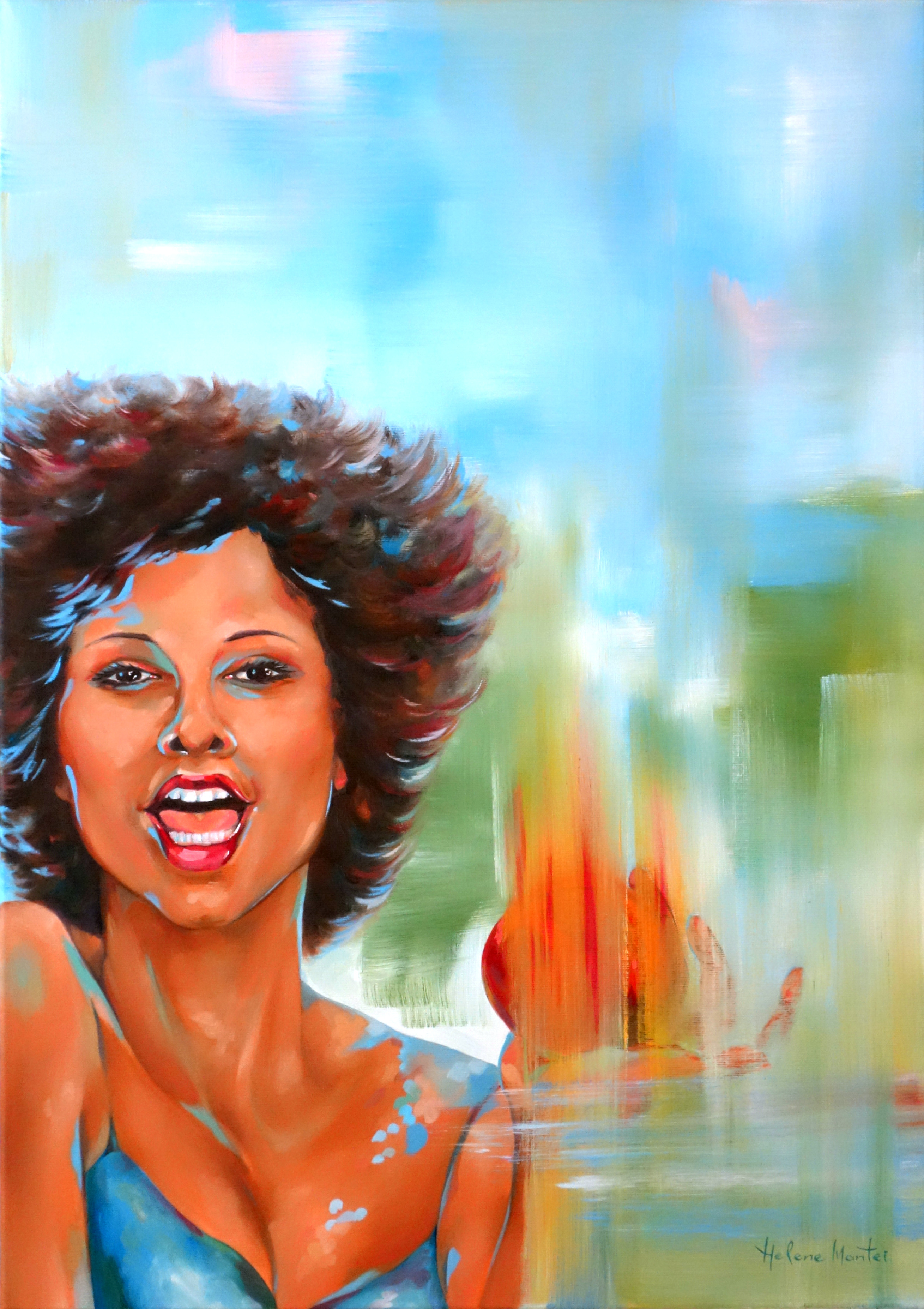 "4 seasons: summer" Helene Mantei, Gemälde 