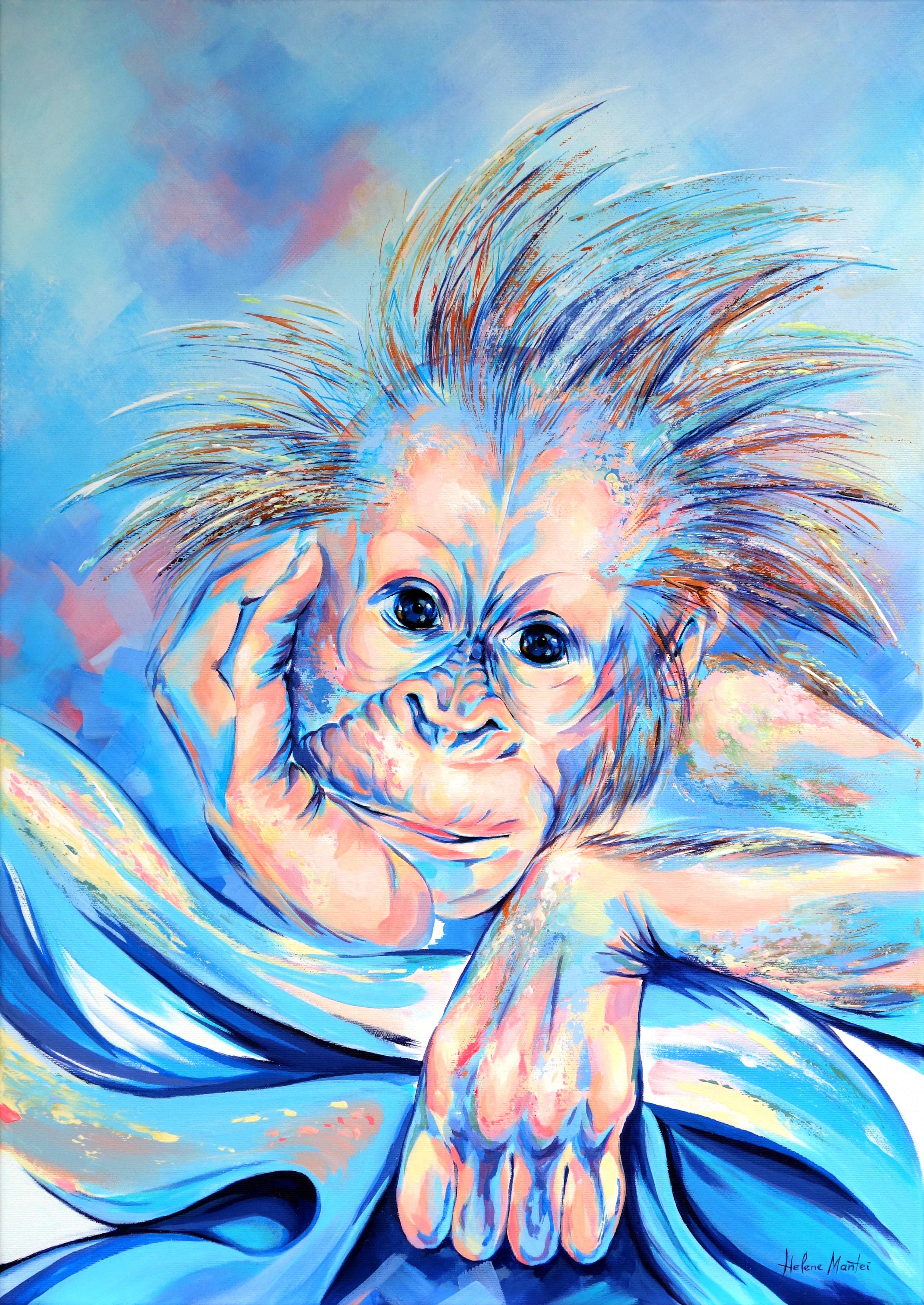 "Exciting stories" Helene Mantei, Gemälde