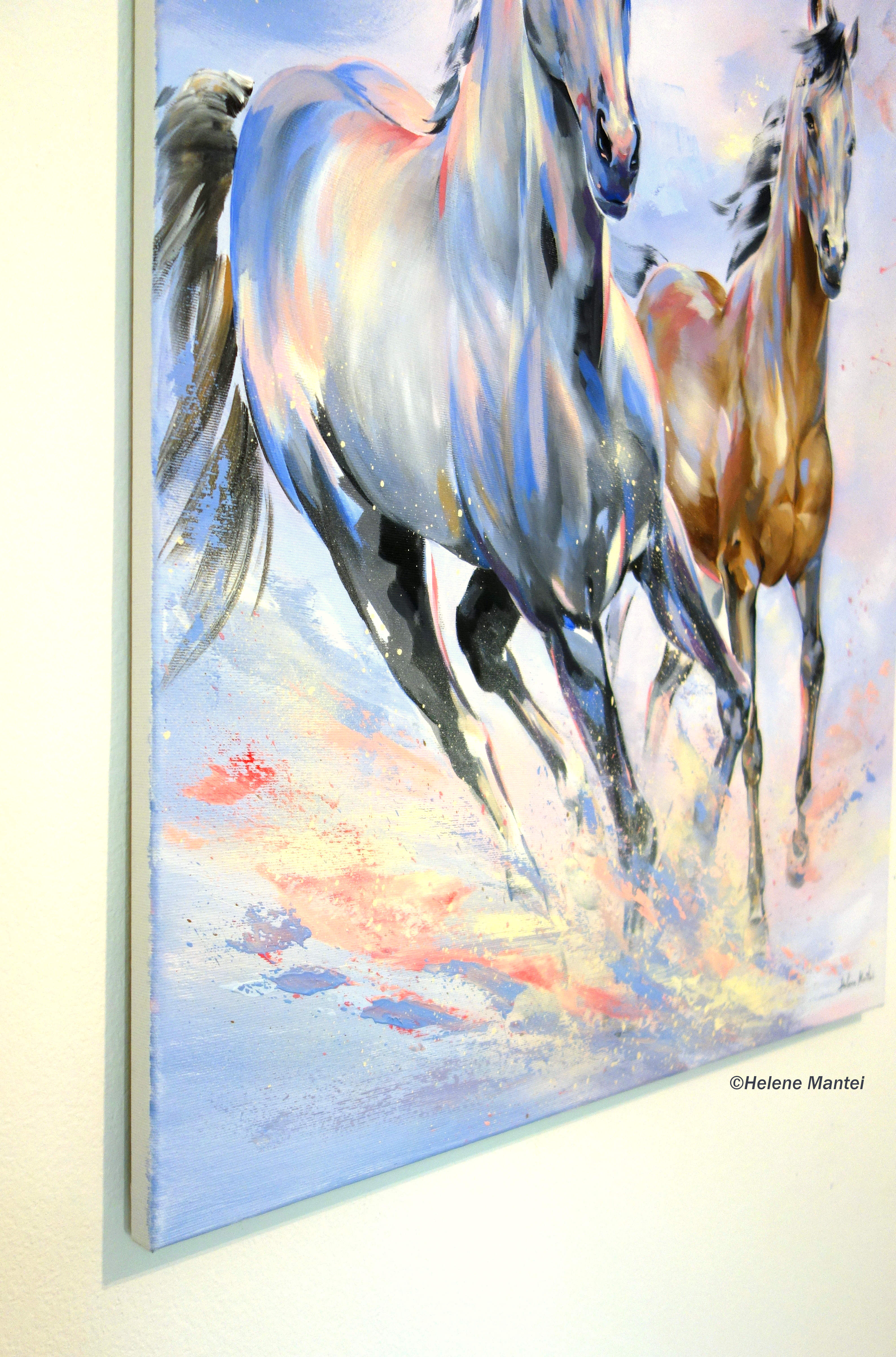 "By your side #2" Helene Mantei, Gemälde