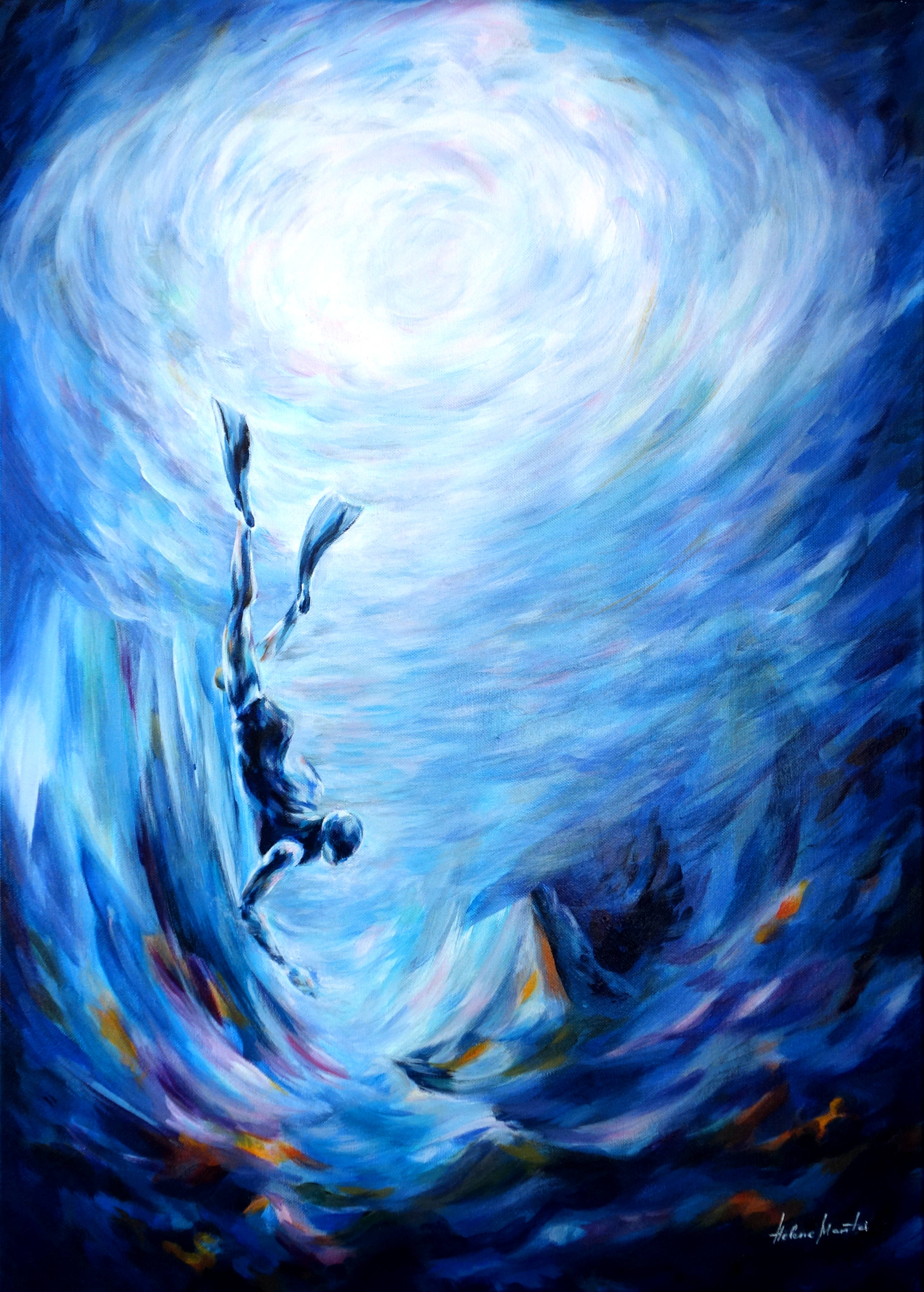 "Magische Welten" Helene Mantei, Gemälde