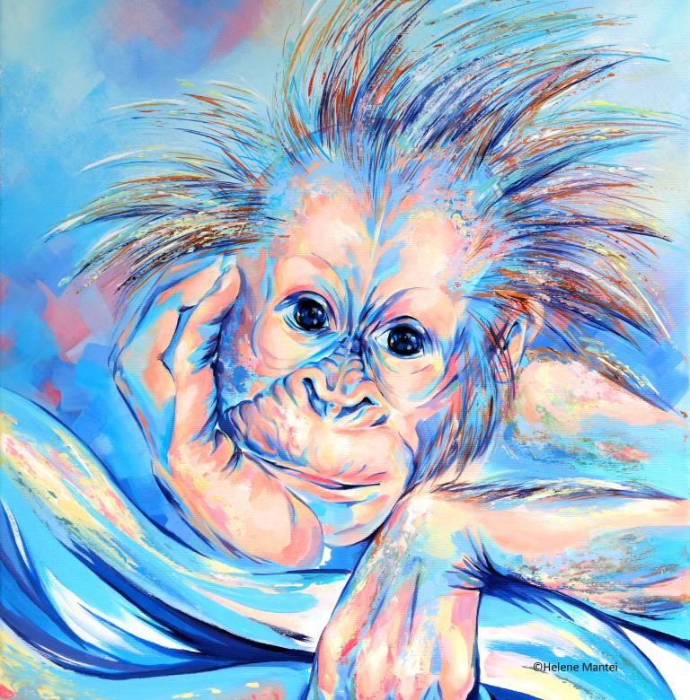 "Exciting stories" Helene Mantei, Gemälde